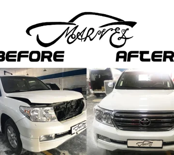 هزینه صافکاری PDR تویوتا لندکروزر