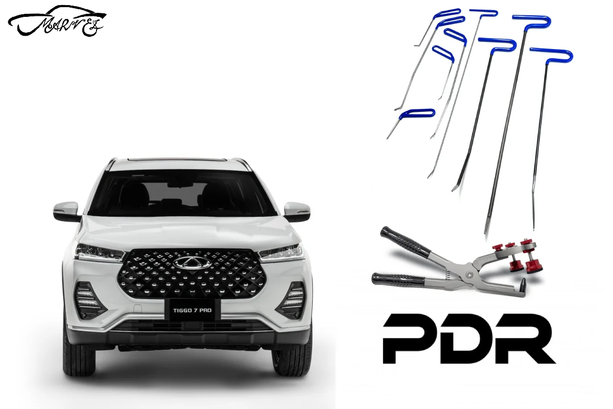 صافکاری PDR تیگو 7 پرو بدون رنگ و افت قیمت - هزینه صافکاری تیگو 7 پرو - انجام صافکاری تیگو 7 در اتومارول تهران