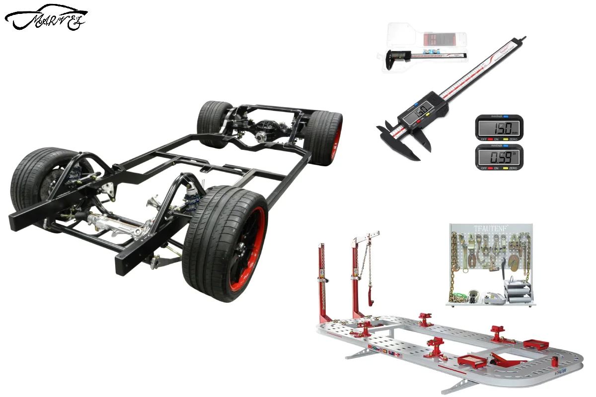 لیست ابزار های اندازه گیری شاسی کشی خودرو