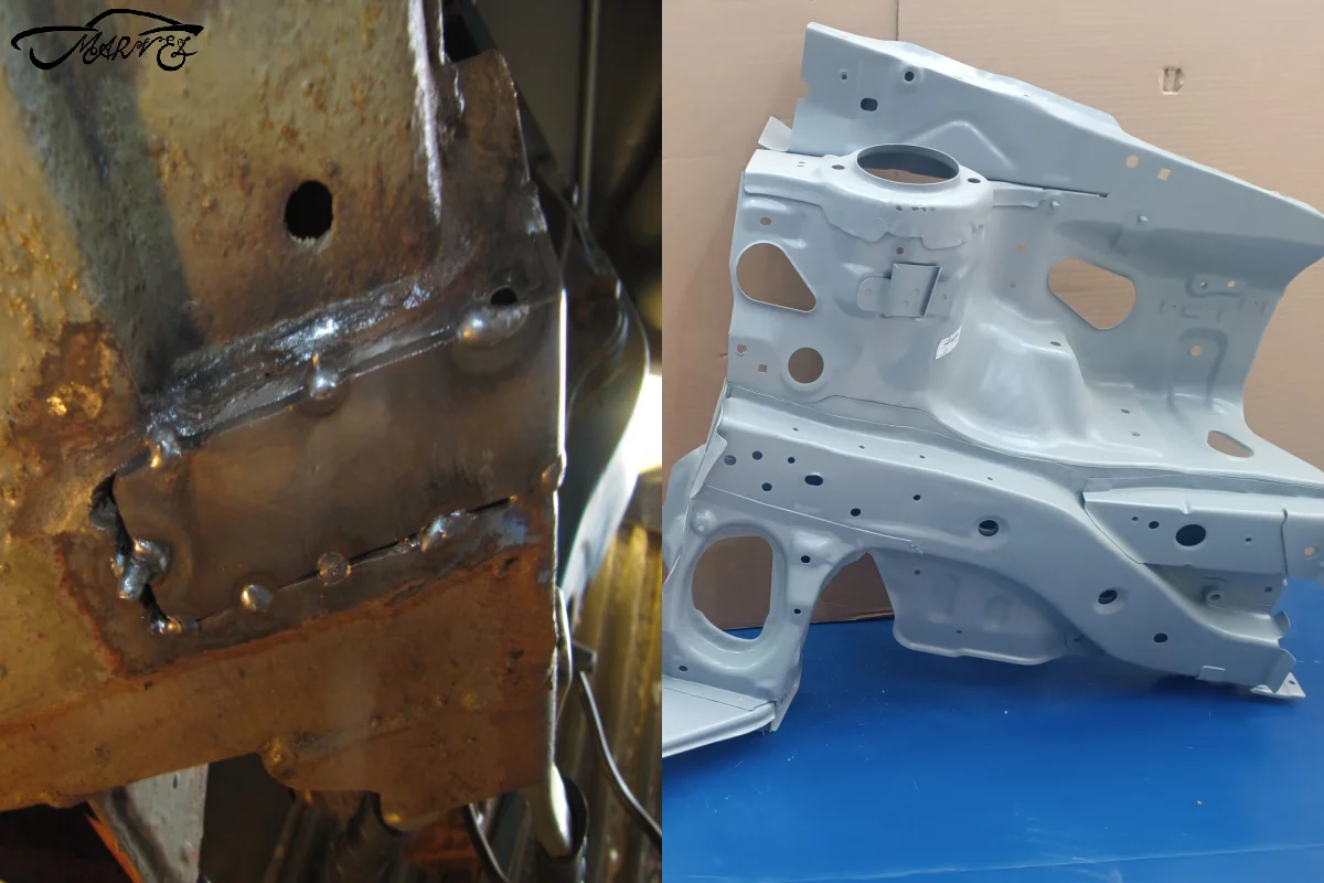 فرق شاسی رنگ شده با ضربه خورده - تفاوت های شاسی رنگ شده ماشین با ضربه خورده چیست؟