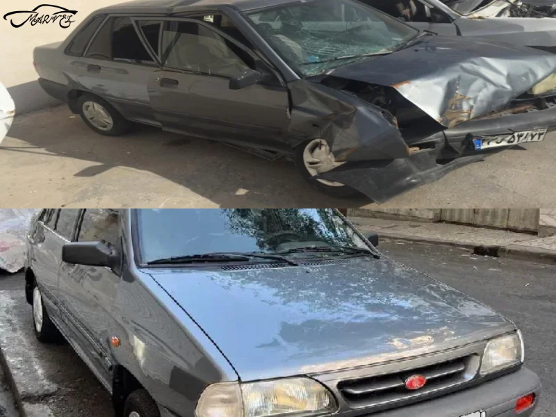 صافکاری PDR پراید و تیبا | هزینه صافکاری بدون رنگ پراید و تیا