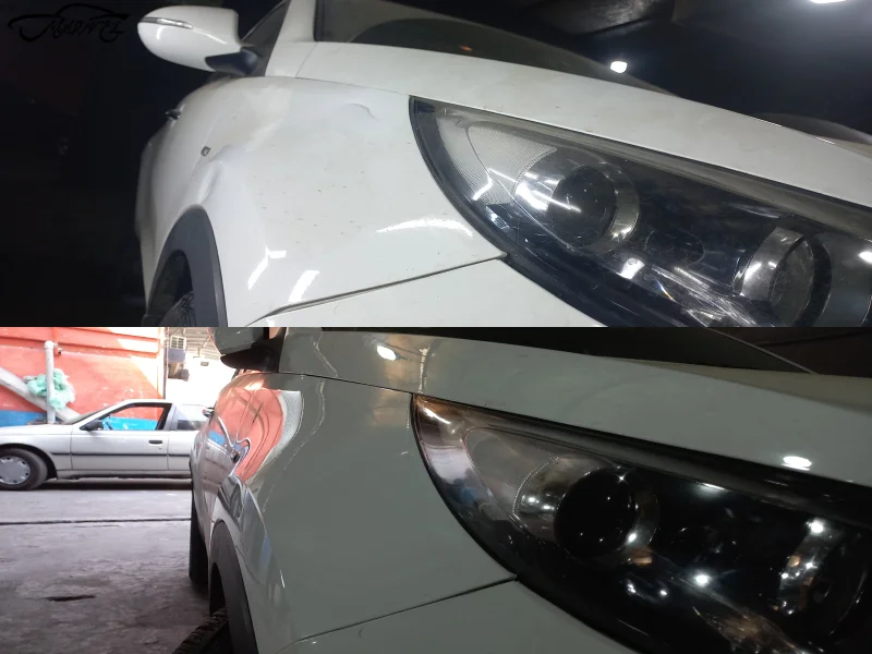 صافکاری PDR اسپورتیج | صفر تا صد صافکاری بدون رنگ