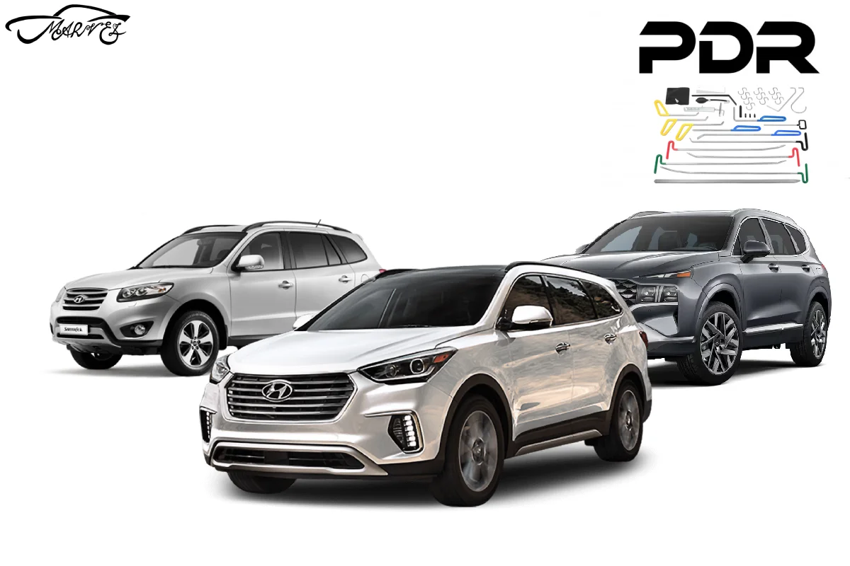 صافکاری و نقاشی تخصصی سانتافه | PDR بدون رنگ در تهران