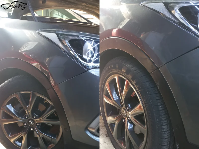 صافکاری و نقاشی تخصصی سانتافه | PDR بدون رنگ در تهران