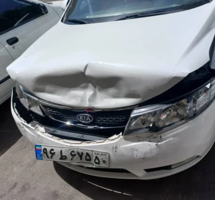 صافکاری خودرو کیا - قبل از صافکاری